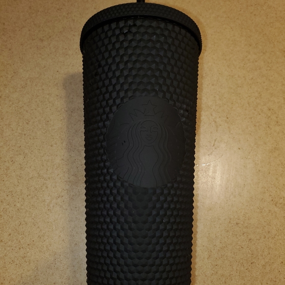 NEW Starbucks Black Studded 24 oz Tumbler